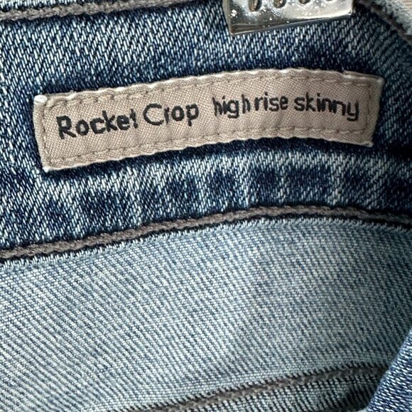 Citizens of Humanity Jeans Womens 28 Rocket Crop High Rise Skinny Distressed - Picture 13 of 16